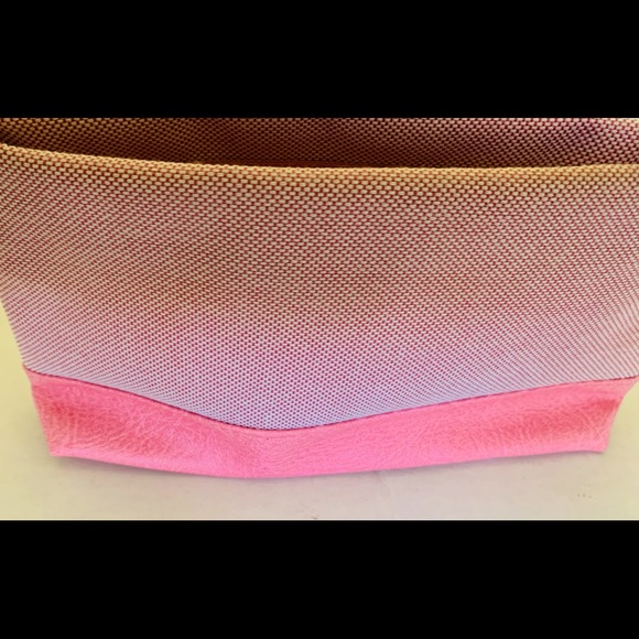 3 new Estee Lauder cosmetic mKe-up travel bags lovely pink fabric & faux leather - Picture 4 of 7